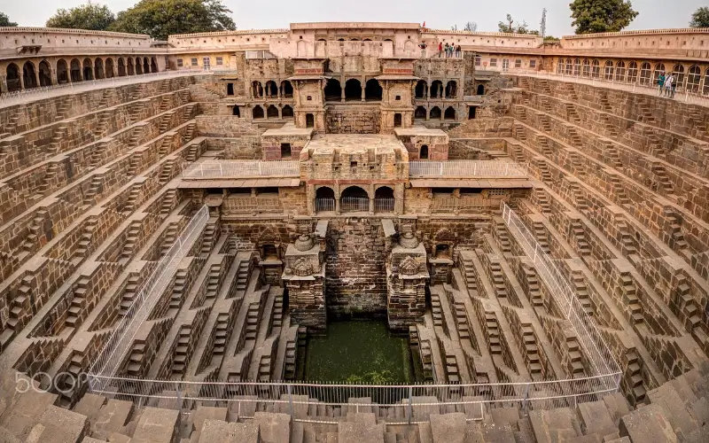 Chand Baori Stepwell Near Jaipur